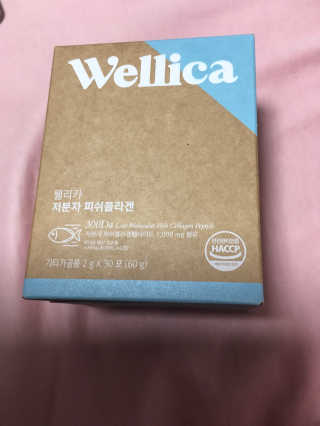 웰리카 저분자 피쉬 콜라겐 — 5점을 준 리뷰어가 2020년 10월 올린 사용 사진