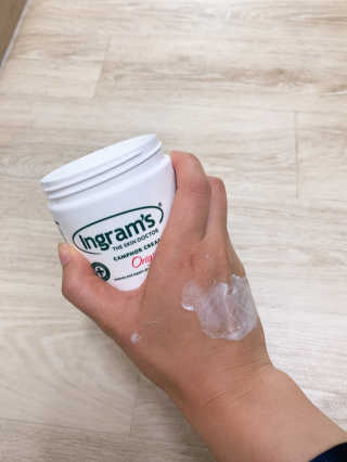 인그람스 캠퍼 크림 오리지널 300ml — 5점을 준 리뷰어가 2020년 4월 올린 사용 사진
