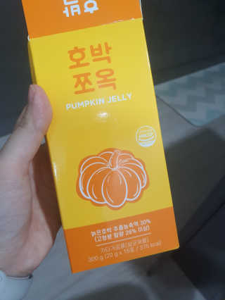 조은약초 국산 늙은 호박즙 호박쪼옥 젤리 20g x 15포 — 5점을 준 리뷰어가 2020년 7월 올린 사용 사진