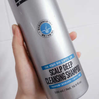 다슈코리아 다슈 데일리 두피 딥 클렌징 샴푸 500ml — 5점을 준 리뷰어가 2020년 10월 올린 사용 사진