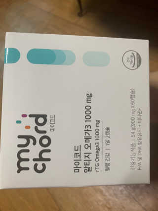 JW중외제약 마이코드 알티지 오메가3 1000 mg — 3.5점을 준 리뷰어가 2020년 8월 올린 사용 사진