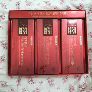 홍건강 해피한삼 진 홍삼정 원데이스틱 10g x 30포 — 5점을 준 리뷰어가 2020년 5월 올린 사용 사진
