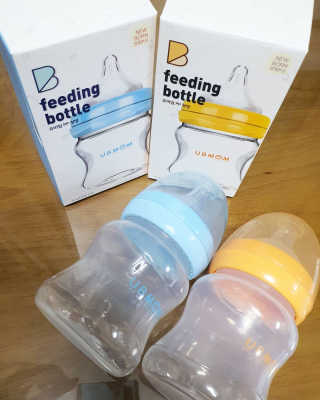 유비맘 신생아젖병 120ml 트리플팩_ 젖꼭지 포함 — 4점을 준 리뷰어가 2020년 8월 올린 사용 사진