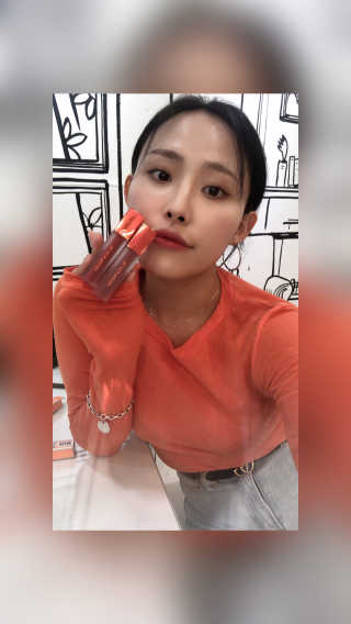 [블랙루즈] 에어 핏 벨벳 틴트3 택1+랜덤1 — 5점을 준 리뷰어가 2020년 9월 올린 사용 사진