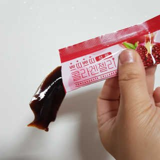 헬스업_쁘띠쁘띠석류콜라겐젤리_20g x 14포 — 5점을 준 리뷰어가 2020년 11월 올린 사용 사진