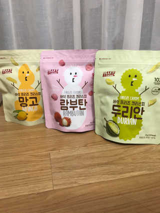 BASSAK 바삭 프리즈 크리스피 3종 — 5점을 준 리뷰어가 2020년 9월 올린 사용 사진