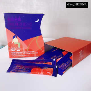 서울약사신협_쁘띠쁘띠타트체리콜라겐_20g x 14포 — 5점을 준 리뷰어가 2020년 12월 올린 사용 사진