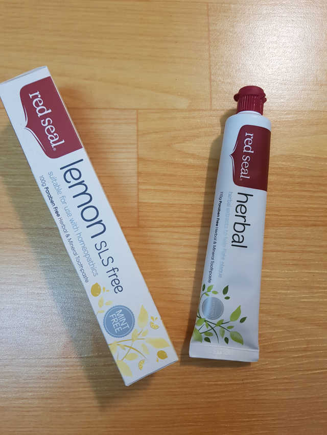 레드씰 레몬+허브치약 2입 리뷰 사진