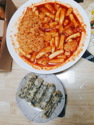 화곡미담 옛날 떡볶이 — 5점을 준 리뷰어가 2020년 4월 올린 사용 사진
