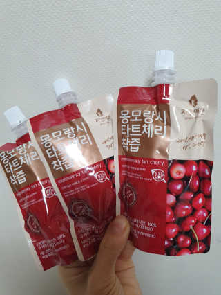 자연에온 몽모랑시 타트체리 착즙 100mL 10개입 2BOX — 5점을 준 리뷰어가 2020년 10월 올린 사용 사진