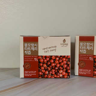 자연에온 몽모랑시 타트체리 착즙 100mL 10개입 2BOX — 5점을 준 리뷰어가 2020년 10월 올린 사용 사진