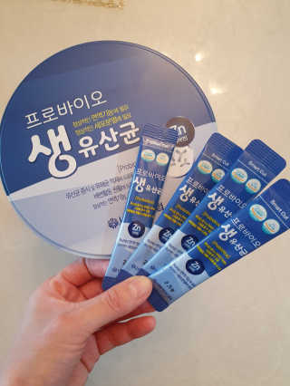 서울약사신협_프로바이오생유산균_2.5G x 100포 — 5점을 준 리뷰어가 2020년 4월 올린 사용 사진