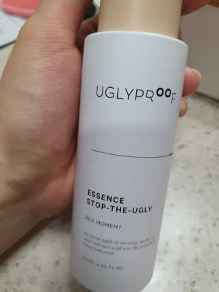 어글리프루프 에센스 스탑디어글리 레드모먼트 에센스 120ml — 3점을 준 리뷰어가 2020년 8월 올린 사용 사진