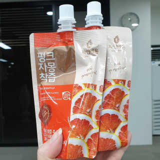자연에온 핑크 자몽 착즙 100mL 10개입 2BOX — 5점을 준 리뷰어가 2020년 11월 올린 사용 사진