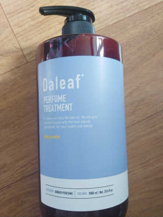 달리프 진저 베러퍼퓸 트리트먼트 1000ml 향 5종 — 5점을 준 리뷰어가 2020년 11월 올린 사용 사진