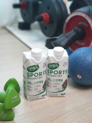 셀렉스스포츠 셀렉스 스포츠 드링크 초콜릿 _ 330ml x 12팩 — 5점을 준 리뷰어가 2020년 11월 올린 사용 사진
