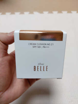 디어벨르 크림쿠션 DEAR BELLE CREAM COUSION — 5점을 준 리뷰어가 2020년 8월 올린 사용 사진