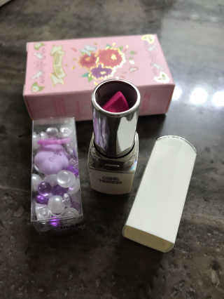 꼬메맘마 네이처 달리아핑크 립컬러 — 5점을 준 리뷰어가 2020년 4월 올린 사용 사진