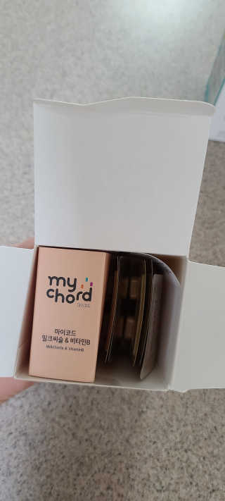 JW중외제약 마이코드 밀크씨슬 비타민B — 4점을 준 리뷰어가 2020년 10월 올린 사용 사진