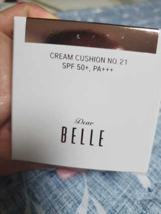 디어벨르 크림쿠션 DEAR BELLE CREAM COUSION — 5점을 준 리뷰어가 2020년 8월 올린 사용 사진