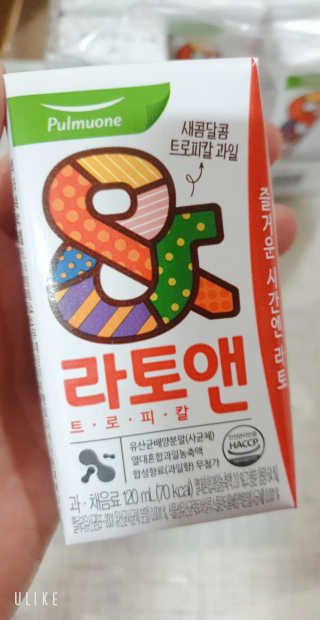 [풀무원녹즙] 어린이 과채음료, 라토앤 트로피칼 1box — 5점을 준 리뷰어가 2020년 10월 올린 사용 사진