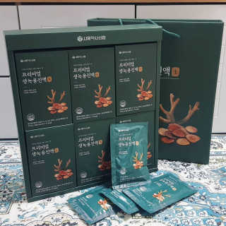 서울약사신협 약사신협_생녹용 진액_70ml x 30포 — 4점을 준 리뷰어가 2020년 10월 올린 사용 사진