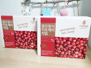 자연에온 몽모랑시 타트체리 착즙 100mL 10개입 2BOX — 4.5점을 준 리뷰어가 2020년 12월 올린 사용 사진