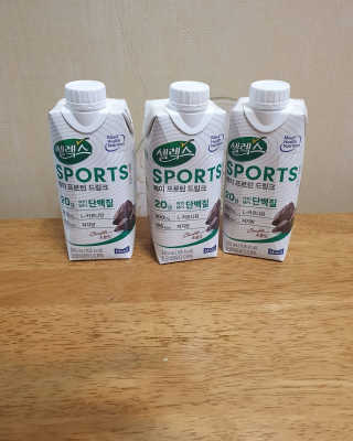 셀렉스스포츠 셀렉스 스포츠 드링크 초콜릿 _ 330ml x 12팩 — 5점을 준 리뷰어가 2020년 11월 올린 사용 사진