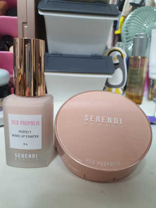 세렌디뷰티 레드 프로폴리스 꿀 찬 색조 set — 5점을 준 리뷰어가 2020년 7월 올린 사용 사진