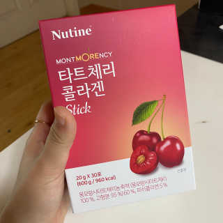 뉴틴 타트체리 콜라겐 스틱 20g X 30포 — 4점을 준 리뷰어가 2020년 7월 올린 사용 사진