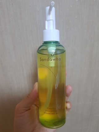 스킨큐어 산다화 순한 클렌징 동백 오일 200ml — 5점을 준 리뷰어가 2020년 4월 올린 사용 사진