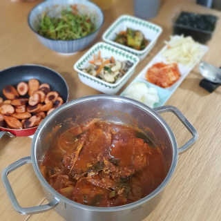 미정이네 코다리찜 [미정이네] 코다리찜 간편식 요리키트 — 5점을 준 리뷰어가 2020년 4월 올린 사용 사진