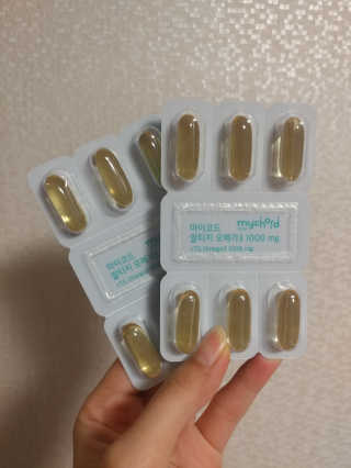 JW중외제약 마이코드 알티지 오메가3 1000 mg — 4.5점을 준 리뷰어가 2020년 9월 올린 사용 사진