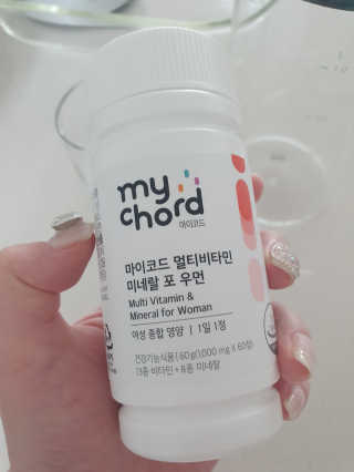 JW중외제약 마이코드 멀티비타민미네랄 포 우먼 — 5점을 준 리뷰어가 2020년 9월 올린 사용 사진