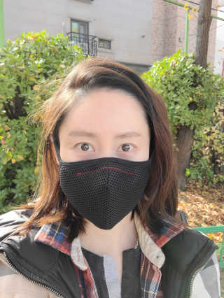 바딕 리얼 3D 항균 필터교체 마스크_30일 패키지 — 5점을 준 리뷰어가 2020년 11월 올린 사용 사진