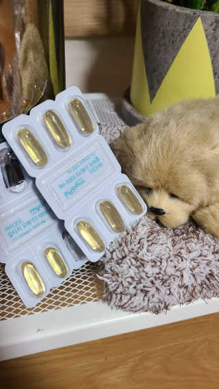 JW중외제약 마이코드 알티지 오메가3 1000 mg — 5점을 준 리뷰어가 2020년 7월 올린 사용 사진