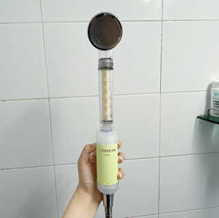 바디빔 비타민 샤워필터 — 4.5점을 준 리뷰어가 2020년 6월 올린 사용 사진