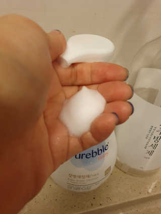 Purebble [퓨어블] 베이비 젖병세정제 500ml — 5점을 준 리뷰어가 2020년 8월 올린 사용 사진