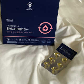 이로아 rTG 오메가3 ++ — 5점을 준 리뷰어가 2020년 7월 올린 사용 사진