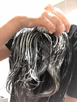 에이처드 유산균 탈모 샴푸 500ml — 5점을 준 리뷰어가 2020년 9월 올린 사용 사진