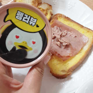 동원참치 펭수참치 — 5점을 준 리뷰어가 2020년 6월 올린 사용 사진