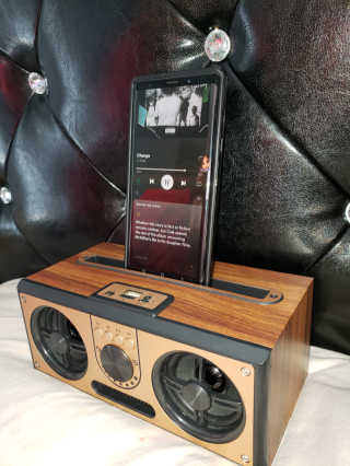 SEVIZ RETRO20W 레트로 블루투스 스피커 — 5점을 준 리뷰어가 2020년 6월 올린 사용 사진