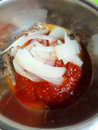 [해주냉면] 신천맛집 매운 비빔냉면 2인분 + 무절임 — 5점을 준 리뷰어가 2020년 5월 올린 사용 사진