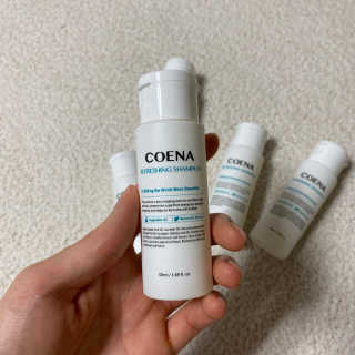 코에나샴푸 자연유래 식물성 코에나 샴푸 50ml — 5점을 준 리뷰어가 2020년 4월 올린 사용 사진