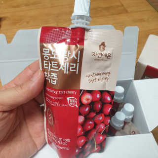자연에온 몽모랑시 타트체리 착즙 100mL 10개입 2BOX — 5점을 준 리뷰어가 2020년 11월 올린 사용 사진