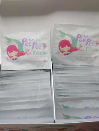 코리인제이아일랜드 키즈 피피티슈  Kids Pee Pee Tissue — 5점을 준 리뷰어가 2020년 11월 올린 사용 사진