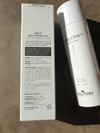 ECLADO 에끌라두 멜라이져 화이트닝 토너 — 5점을 준 리뷰어가 2020년 11월 올린 사용 사진