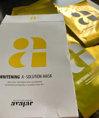 Avajar A-Solution 마스크 — 5점을 준 리뷰어가 2020년 12월 올린 사용 사진