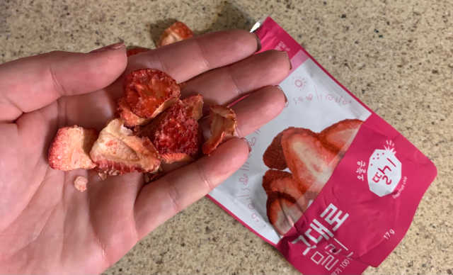 Malrin 말린 딸기 건강 간식 리뷰 사진