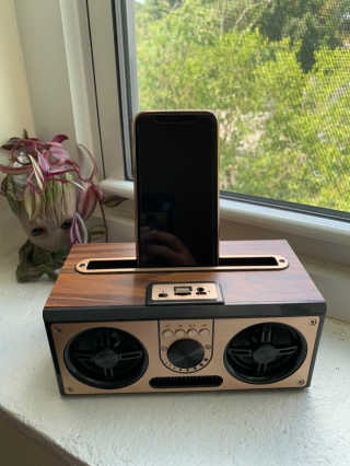 SEVIZ RETRO20W 레트로 블루투스 스피커 — 5점을 준 리뷰어가 2020년 7월 올린 사용 사진